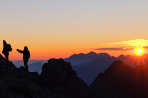 Sonnenuntergang Karwendel