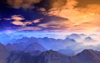 Sonnenuntergang Birkkarspitze