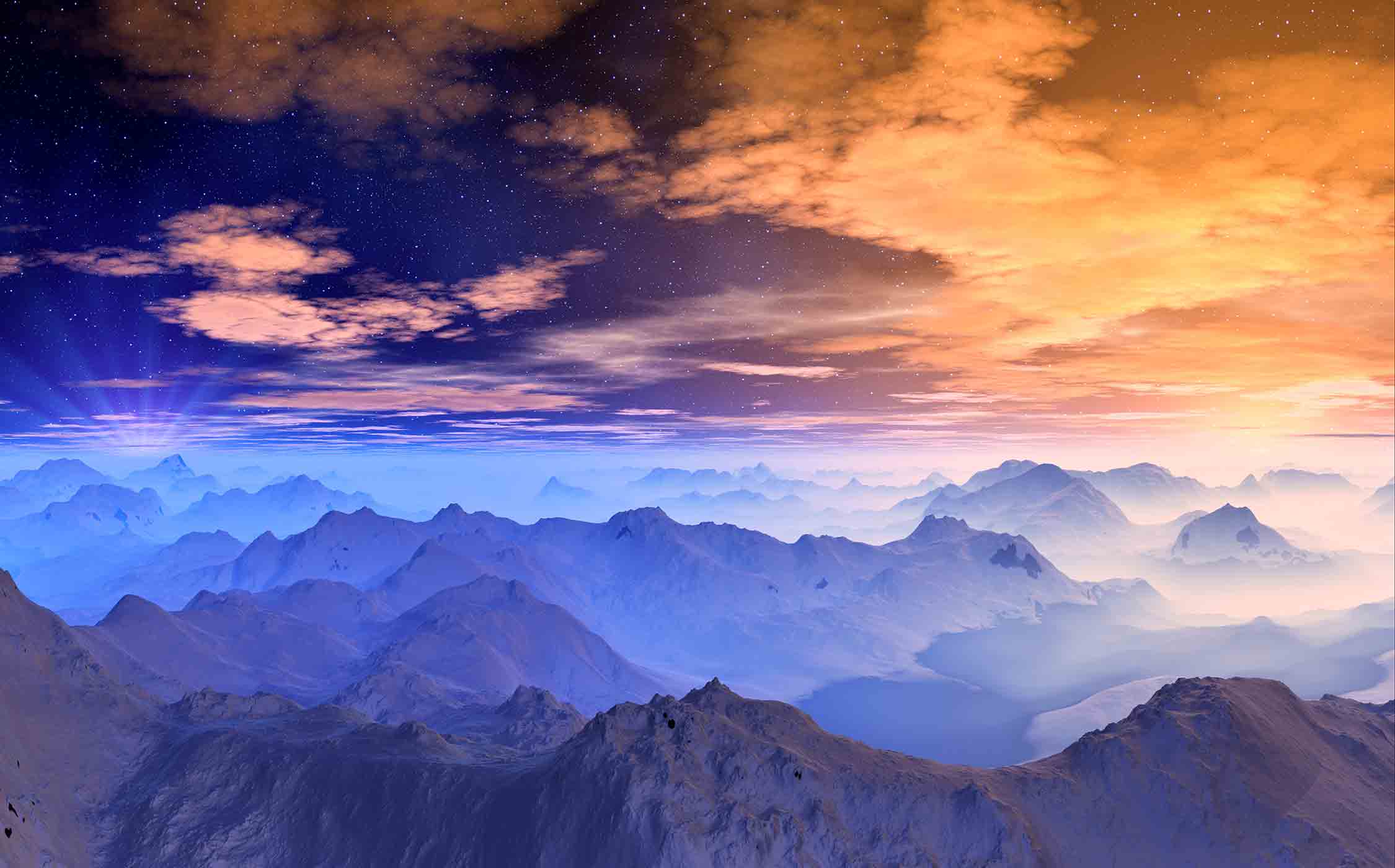 Sonnenuntergang Birkkarspitze